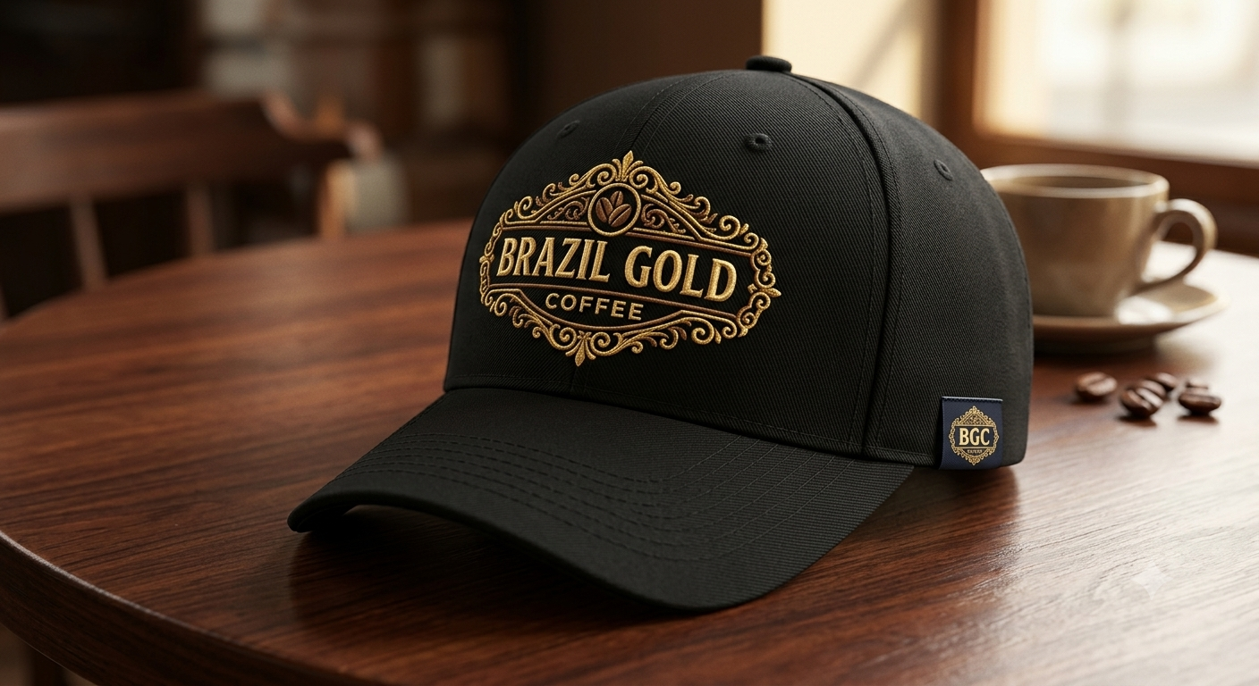 Brazil Gold Coffee - Signature Embroidered Cap