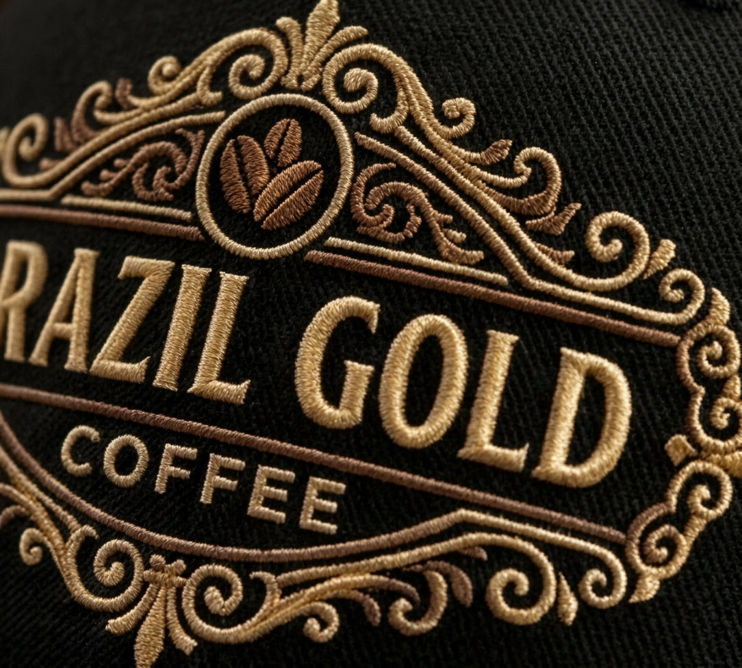 Brazil Gold Coffee - Signature Embroidered Cap