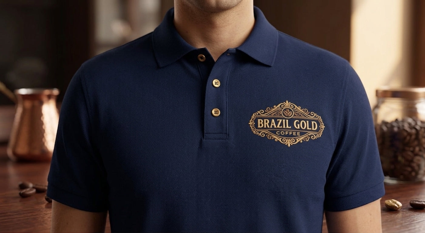 Brazil Gold Coffee - Signature Embroidered Apparel