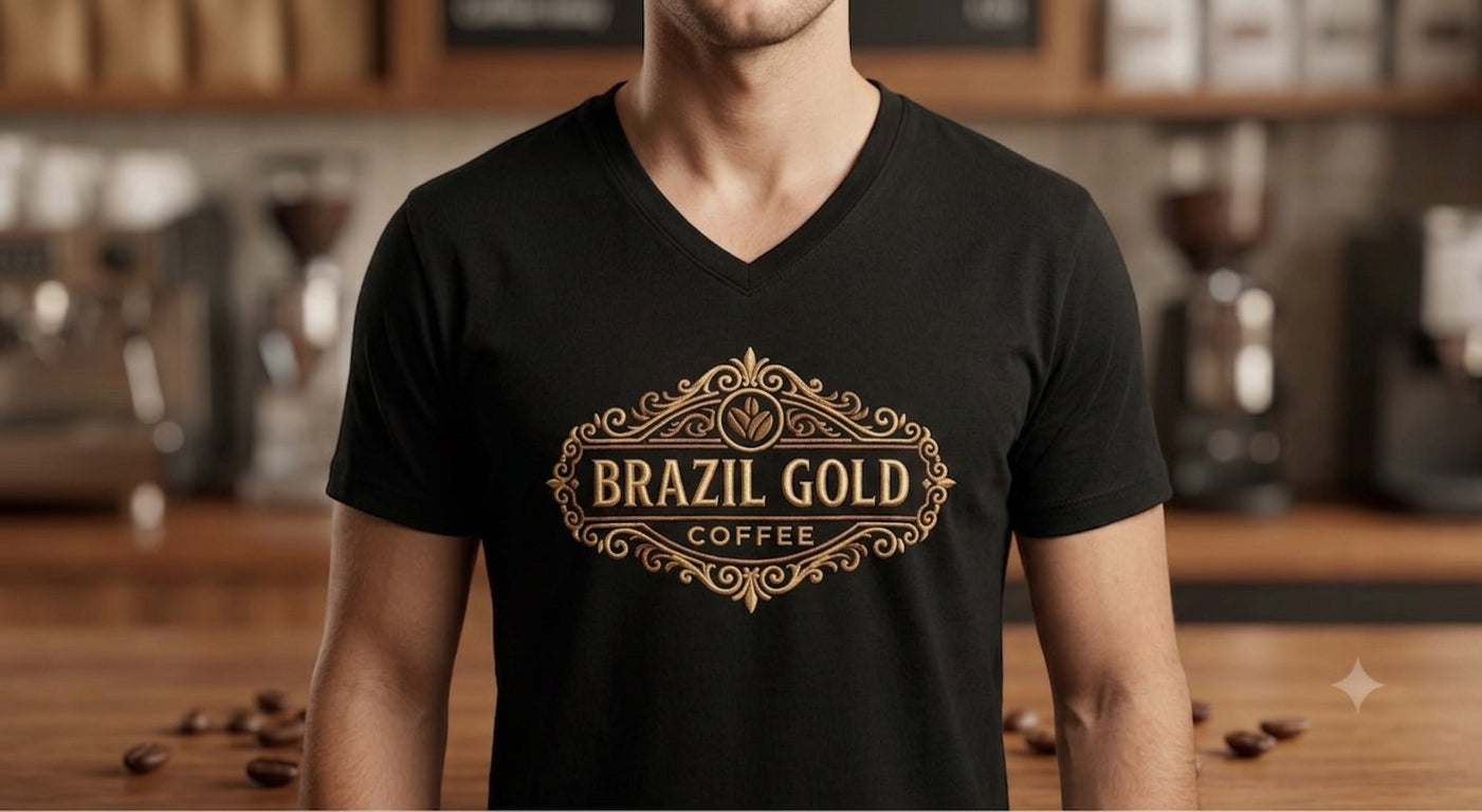 Brazil Gold Coffee - Signature Embroidered Apparel